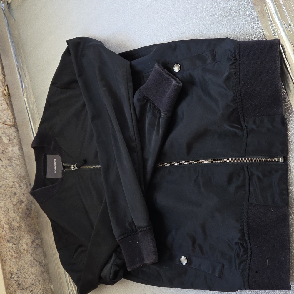 Bonobos Navy Boulevard Bomber Jacket